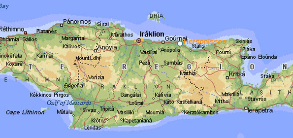 Hersonissos Greece Map