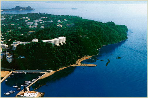 Panoramic View of Corfu Holiday Palace Hotel
